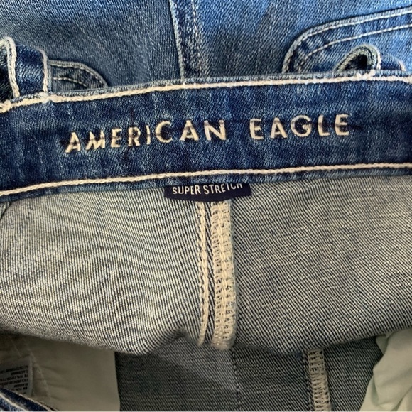 American Eagle Outfitters Hi-Rise Fitted Shorts Overalls Shortall 4 - Picture 5 of 7